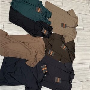 Bundle. 5 zegna tees and 2 zegna tanks.